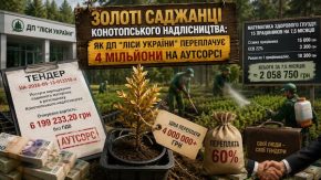 Золоті саджанці Конотопського надлісництва: як ДП «Ліси України» переплачує 4 мільйони на аутсорсі