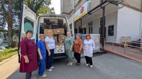 Лікарня Святого Пантелеймона отримала апарат УЗД та обладнання від партнерів із Німеччини